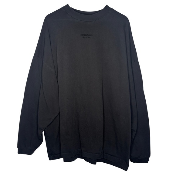 Fear of God Other - Fear of God Essentials | Black Long Sleeve Crewneck Shirt | XL
